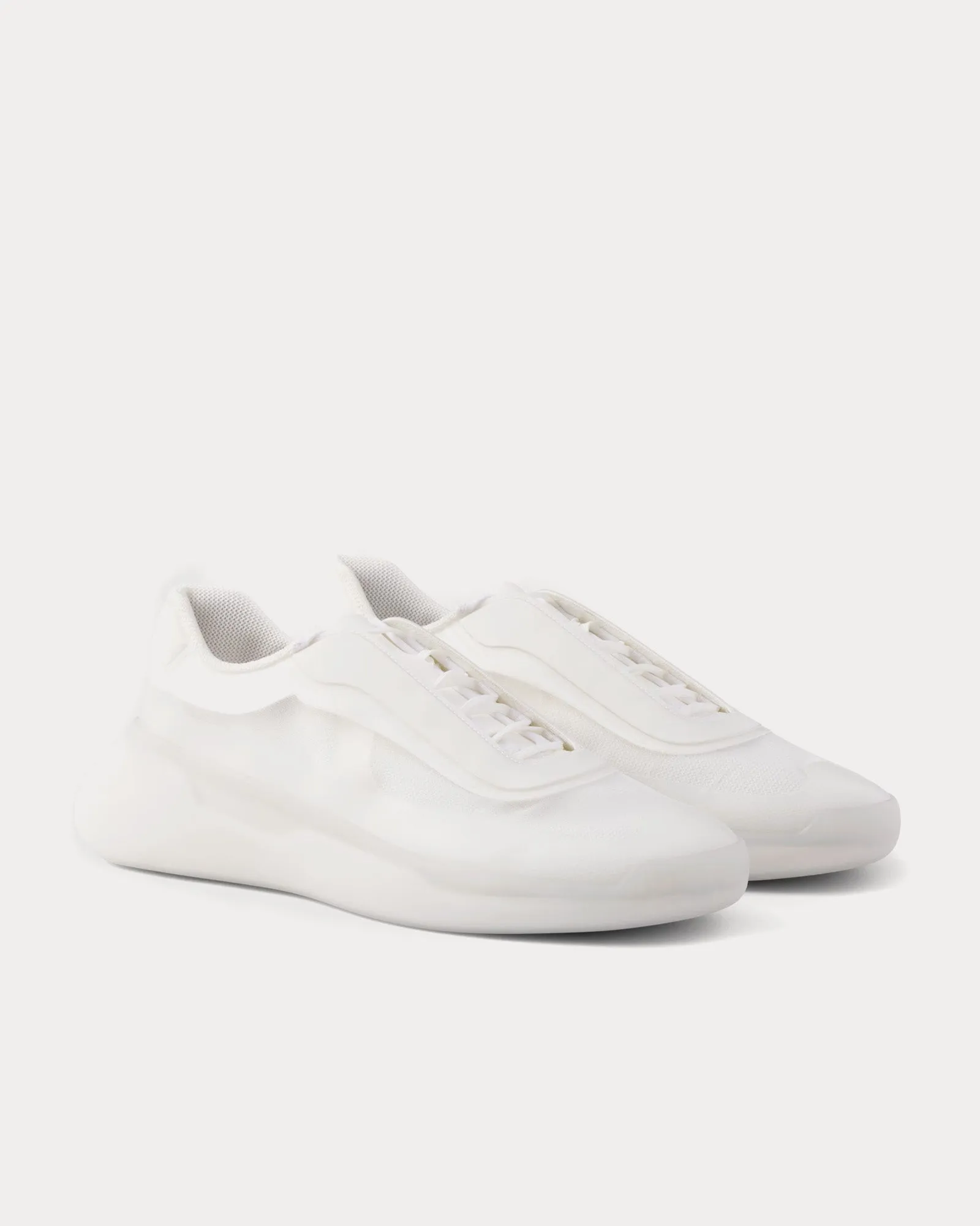 America's Cup Re-Nylon & Bike Fabric White Low Top Sneakers