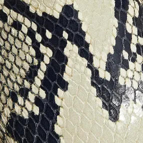 Austin Ankle Boot in Natural Python-Embossed Leather