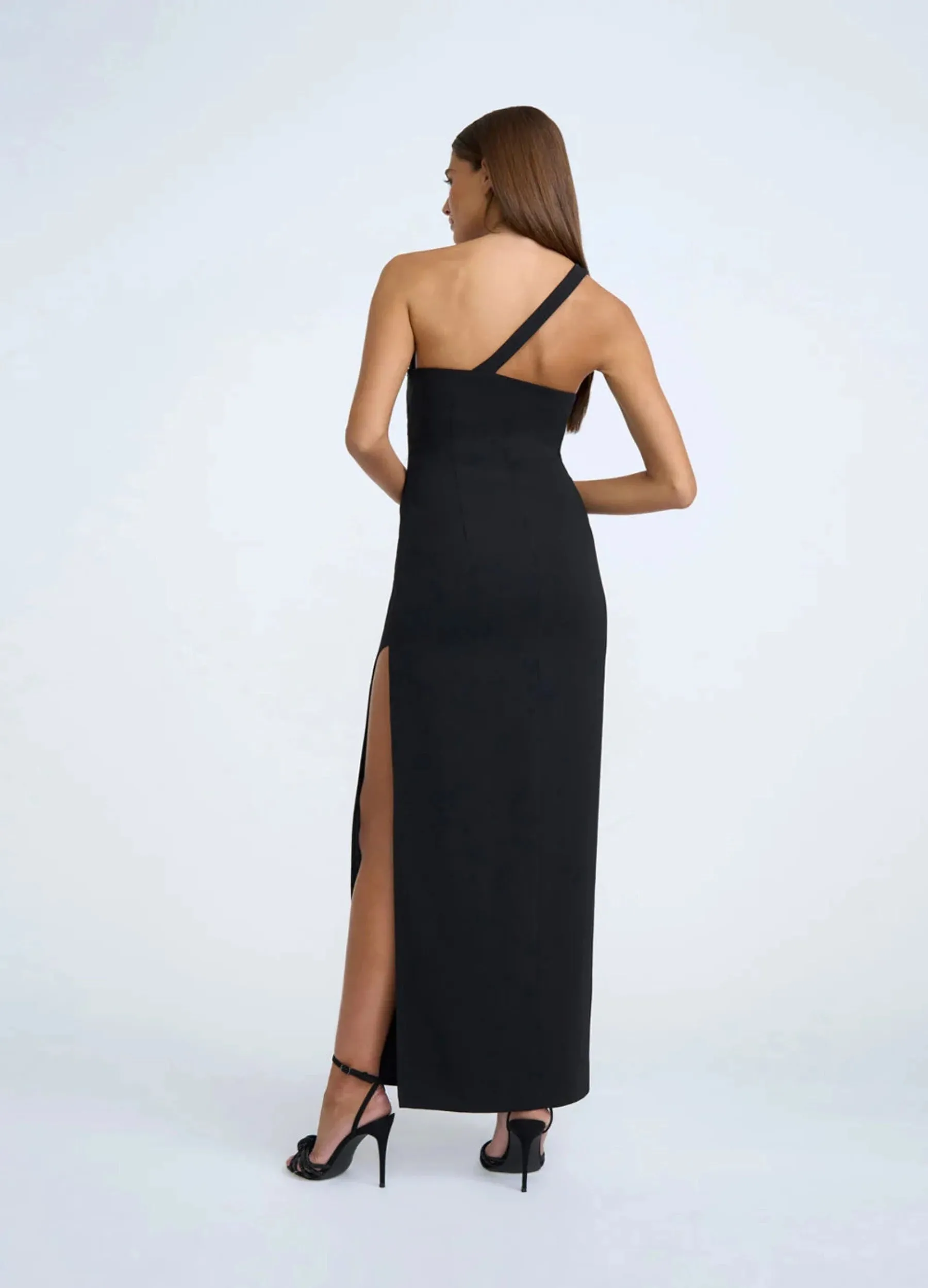 By Johnny - Sharp One Shoulder Dress - Black