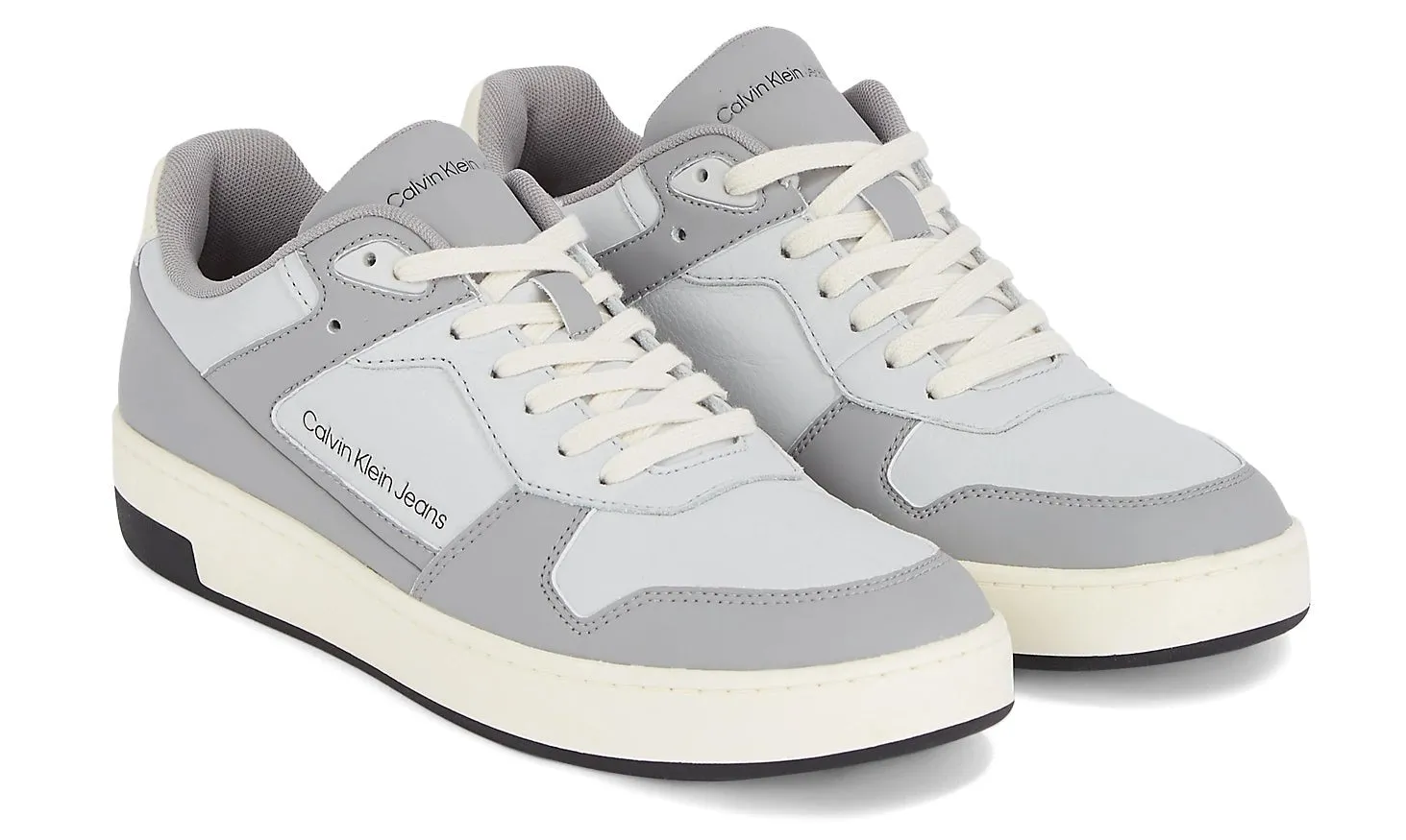 Calvin Klein Faux Leather Trainers