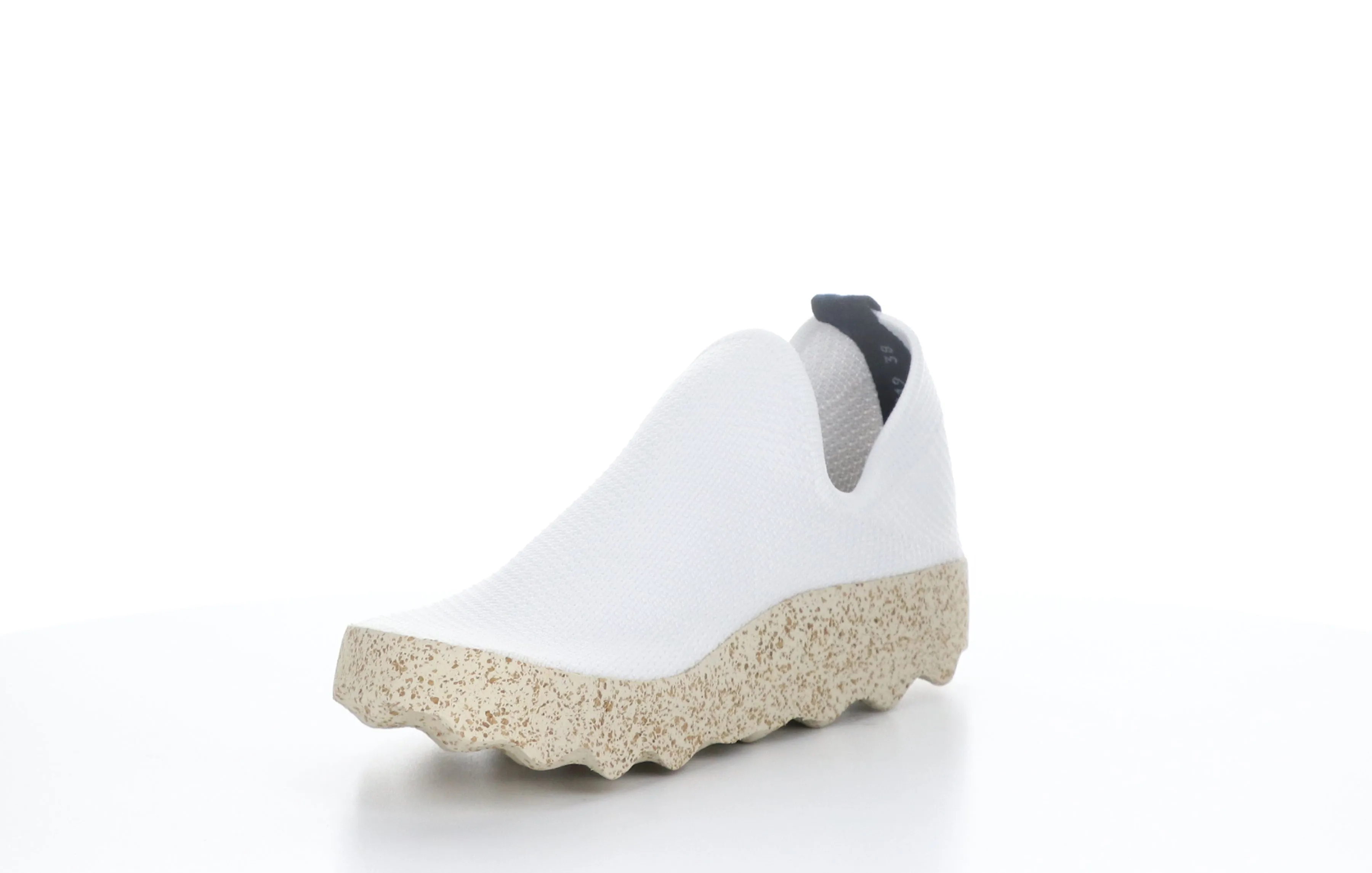 CARE_L White S.caf�� Stretch Elasticated Trainers