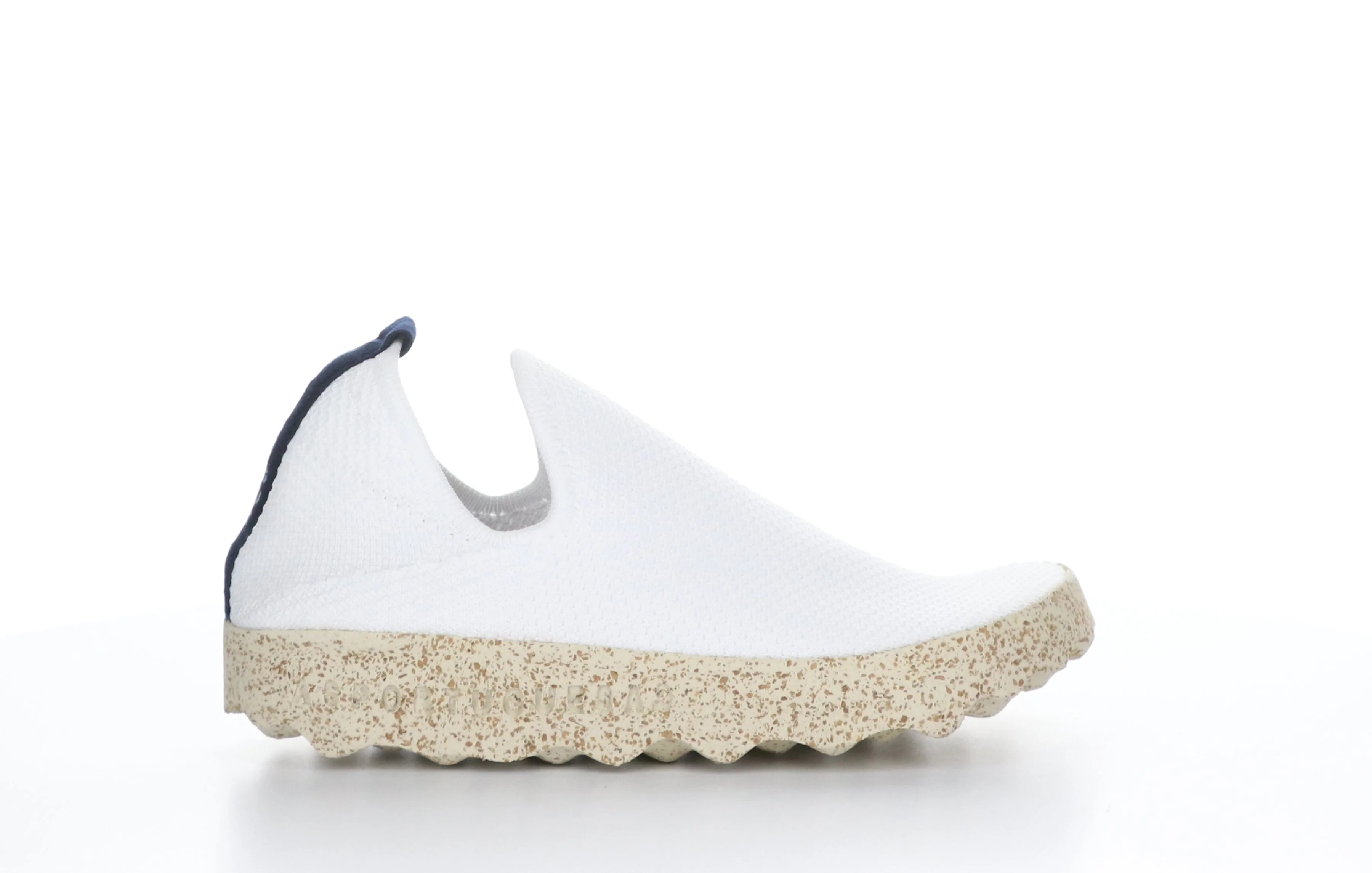 CARE_L White S.caf�� Stretch Elasticated Trainers