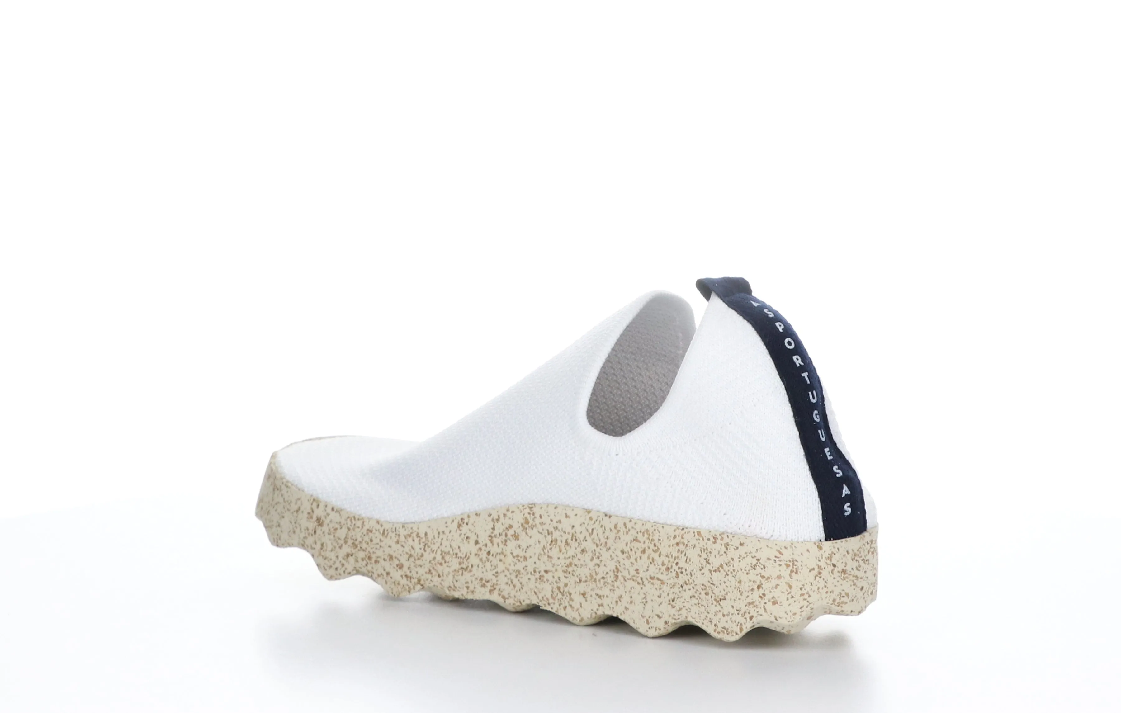 CARE_L White S.caf�� Stretch Elasticated Trainers