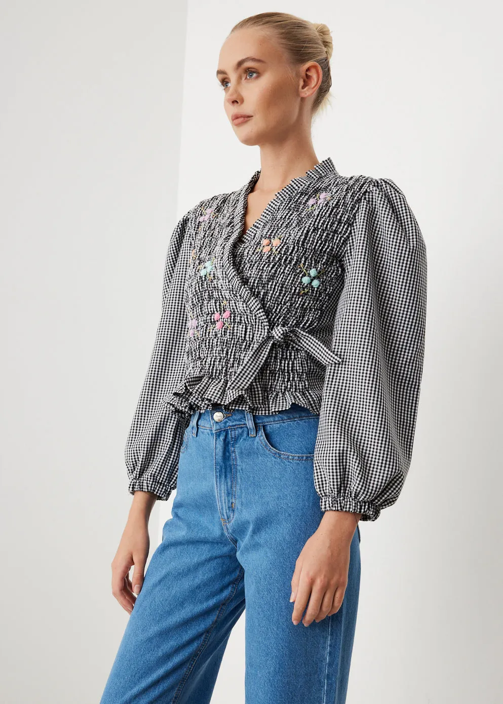 Cedrina Smocked Blouse