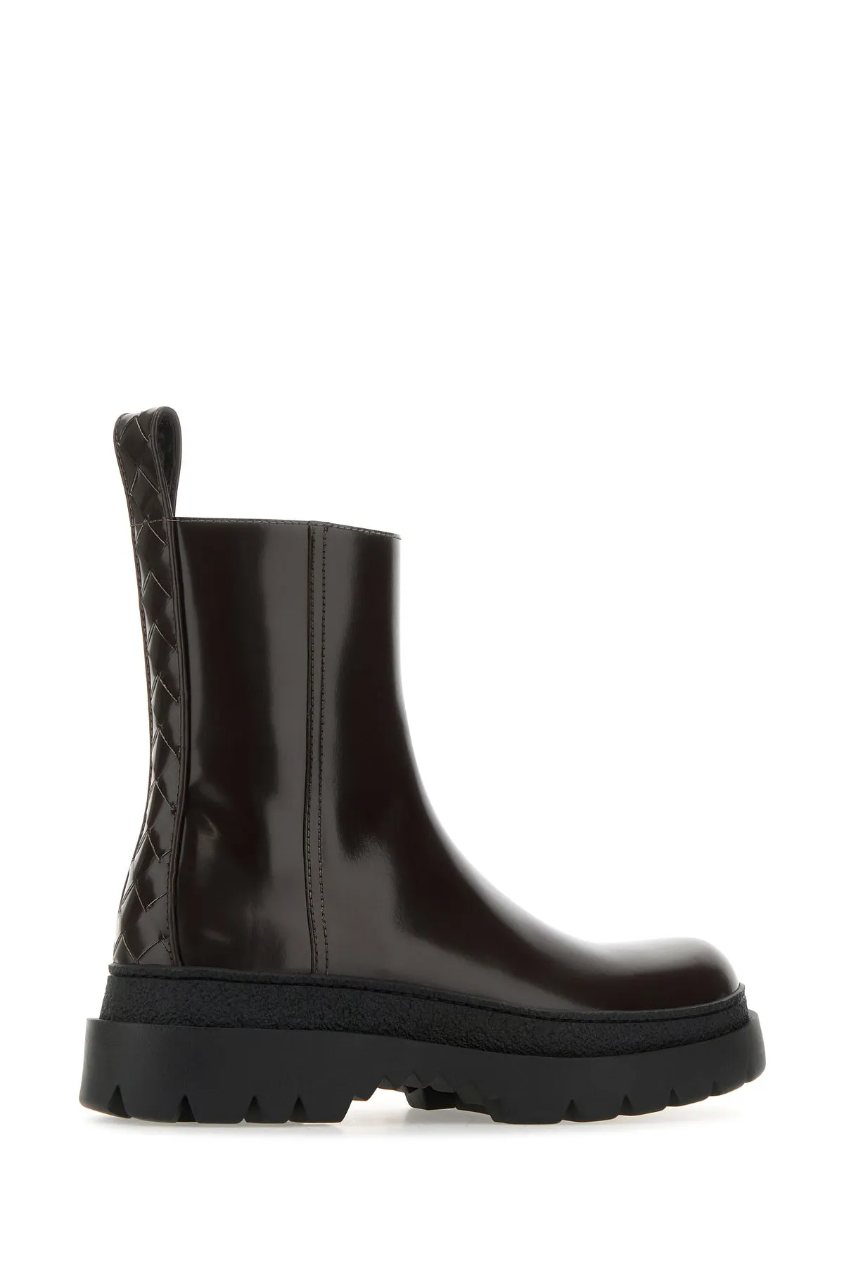 Chocolate leather Highway ankle boots