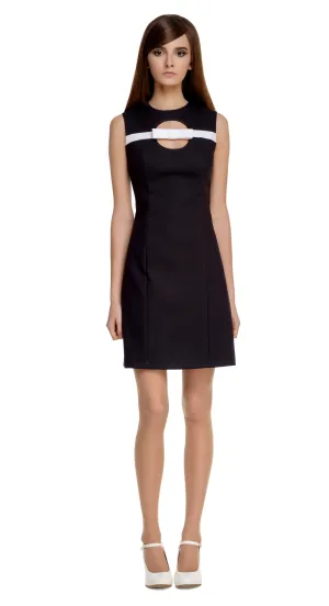 CIRCLE CUTOUT DRESS: SIZE L