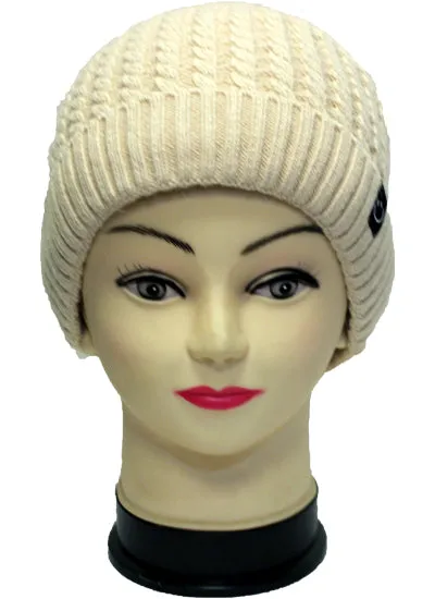 Cozy Fleece-Lined Knit Beanie-HT2104