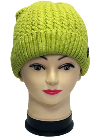Cozy Fleece-Lined Knit Beanie-HT2104