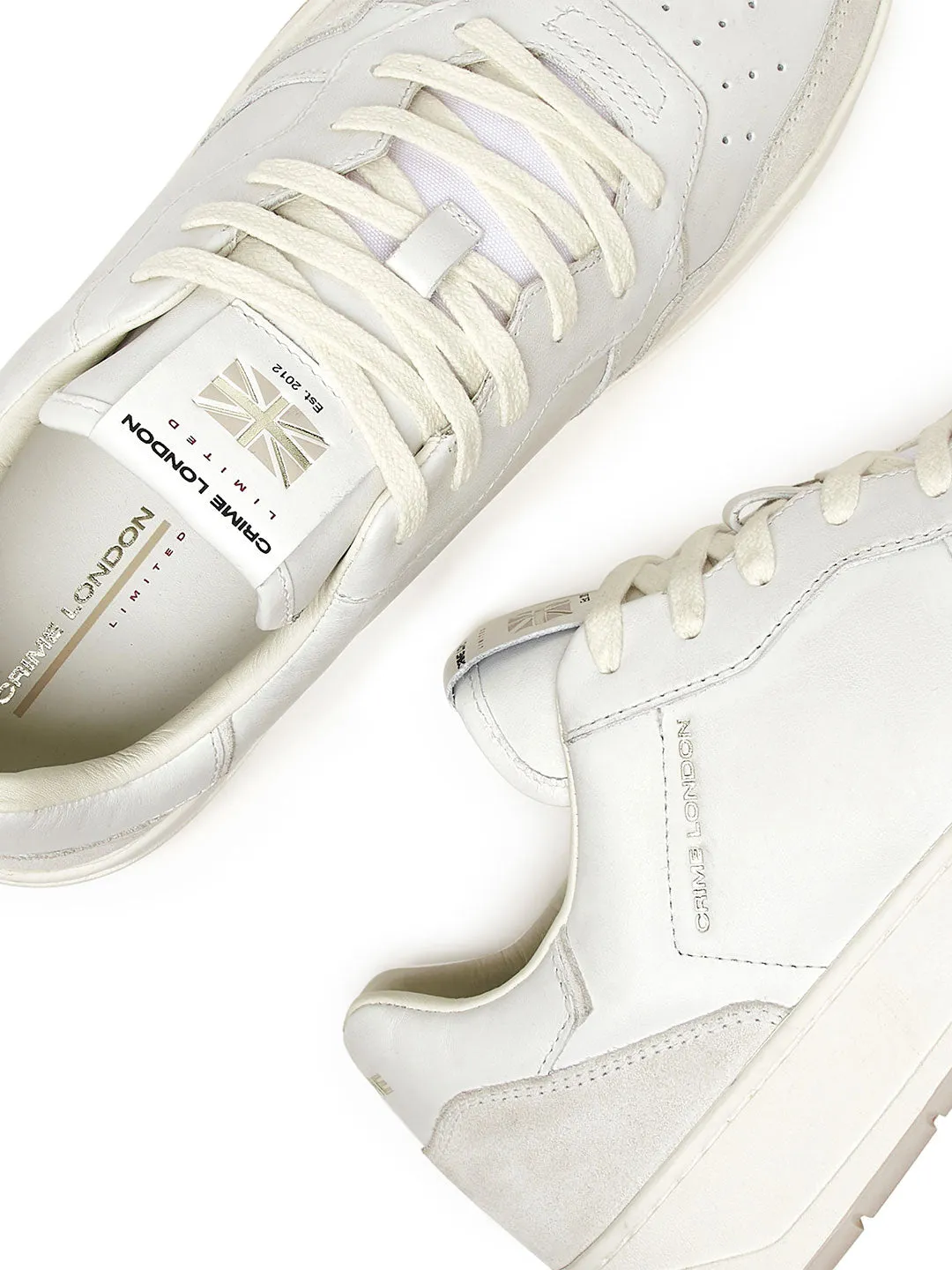 Crime Timeless White Smoke sneakers bianco