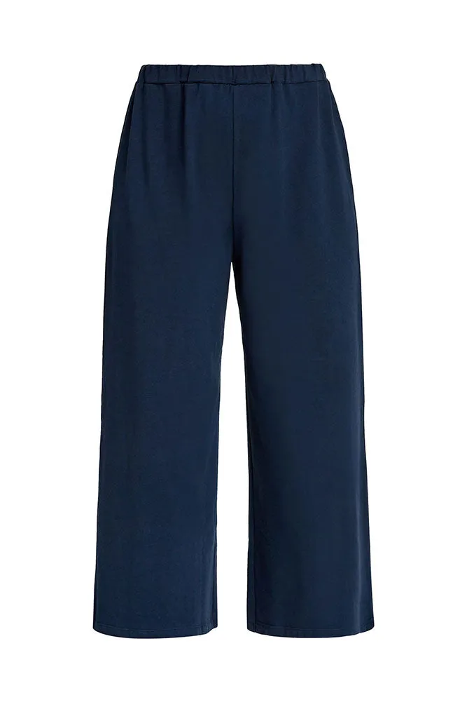 Cropped Wide Leg Trousers