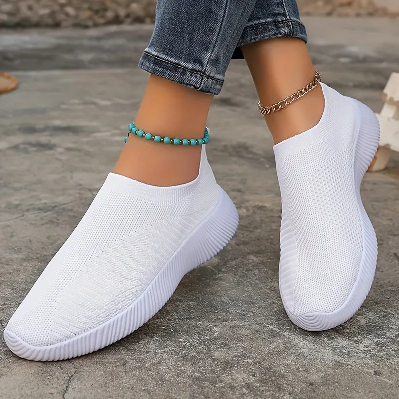 Dames zomer loafer-light slip-on vrijetijdsschoenen met comfortszool