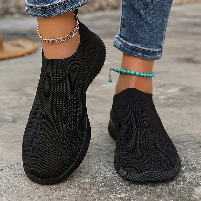 Dames zomer loafer-light slip-on vrijetijdsschoenen met comfortszool