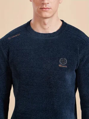 DANVAN | Warm Fleece-Lined Knitted Sweater with Long Sleeves