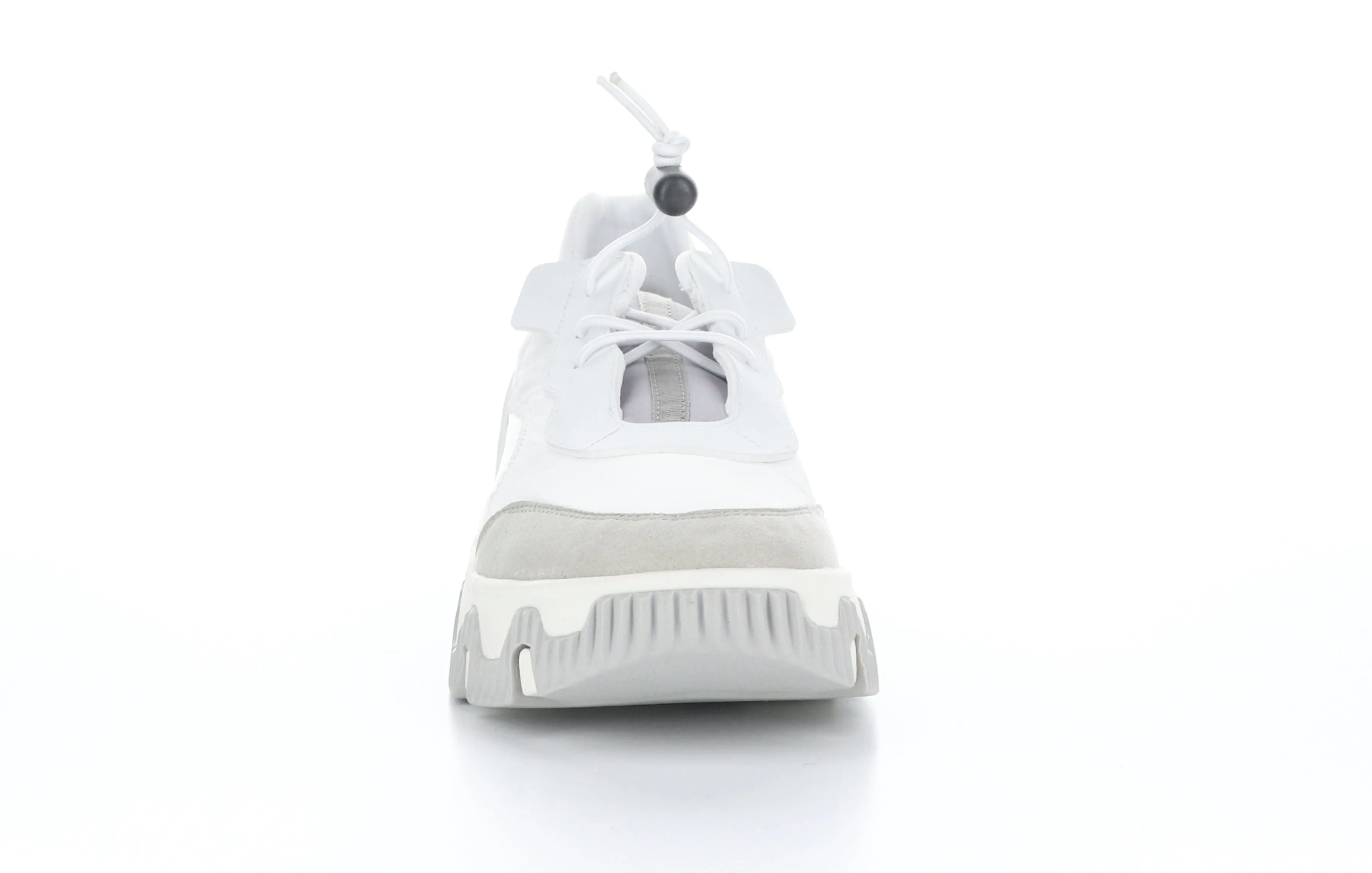 FEON749FLY Multi Offwhite Elasticated Trainers|FEON749FLY Baskets avec Empi��cements ��lastiqu��s in Blanc