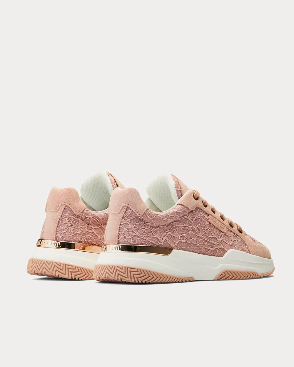 Kingsland Pink Lace Low Top Sneakers