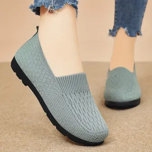 Lichte slip-on loafer voor vrouwenhadbaar touw bovenste materiaal