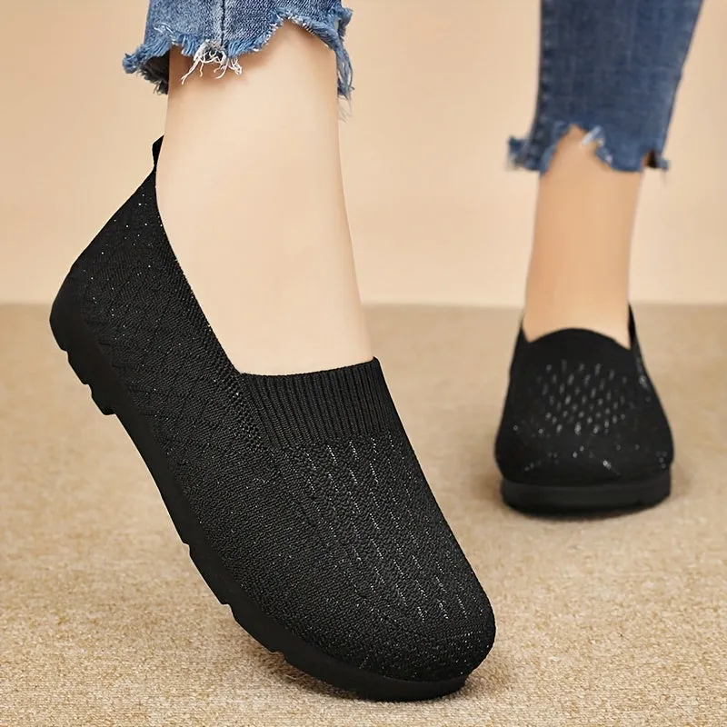 Lichte slip-on loafer voor vrouwenhadbaar touw bovenste materiaal
