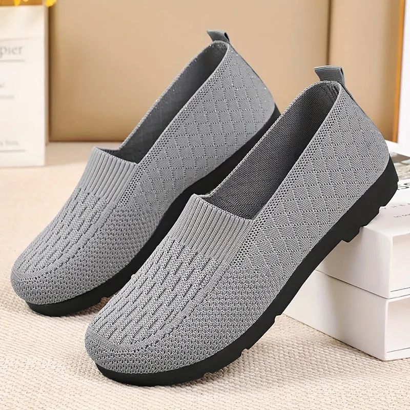 Lichte slip-on loafer voor vrouwenhadbaar touw bovenste materiaal