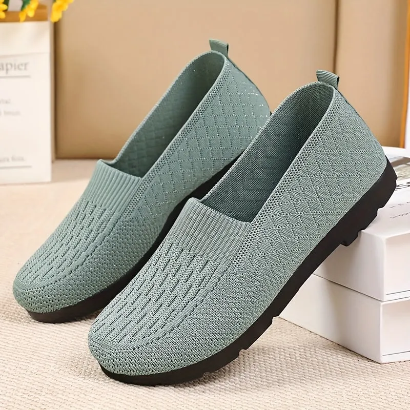 Lichte slip-on loafer voor vrouwenhadbaar touw bovenste materiaal