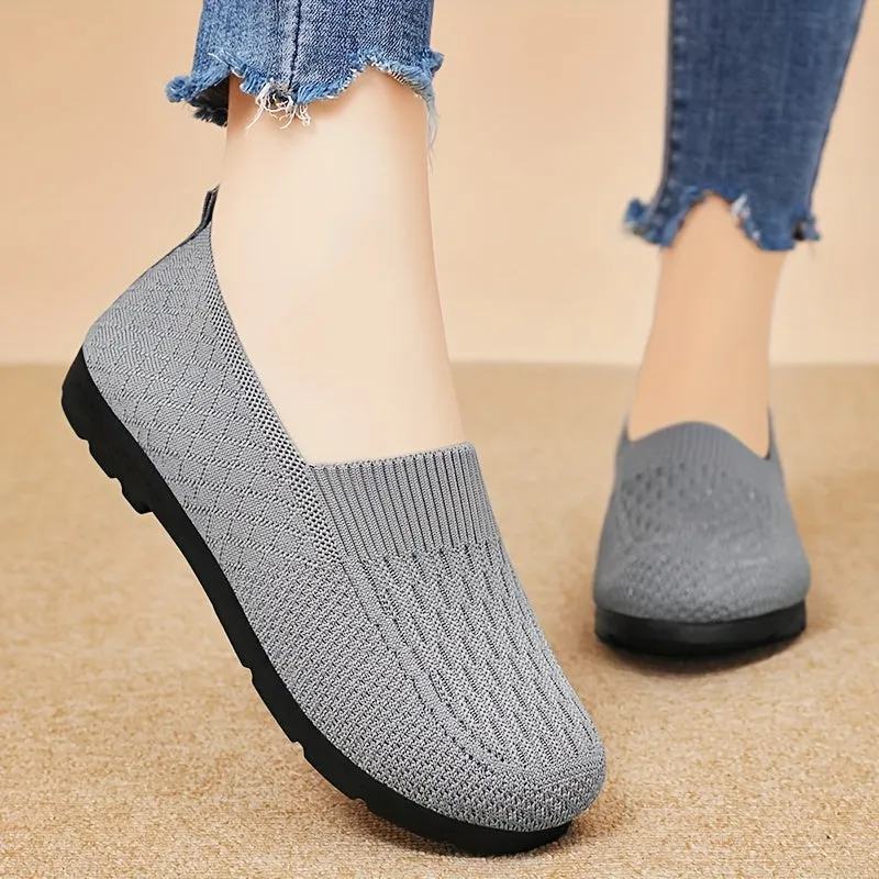 Lichte slip-on loafer voor vrouwenhadbaar touw bovenste materiaal