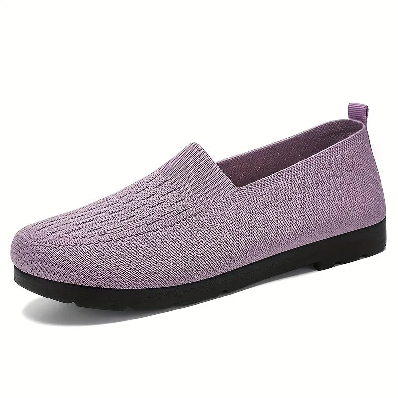 Lichte slip-on loafer voor vrouwenhadbaar touw bovenste materiaal