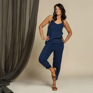 Linen Pants Dakota Storm Blue