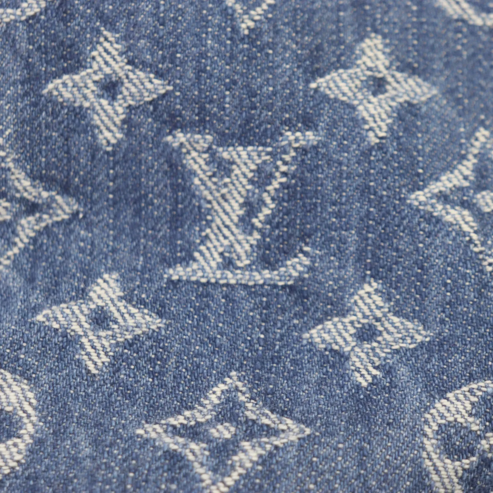 LOUIS VUITTON boots Monogram denim blue Cozy Line Monogram denim 7