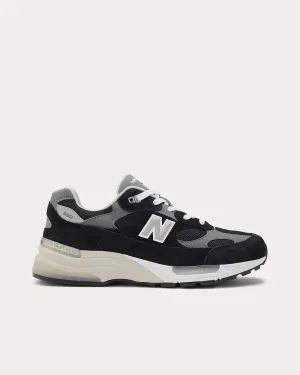 Made in USA 992 Core Black / Grey / Silver Metalic Low Top Sneakers