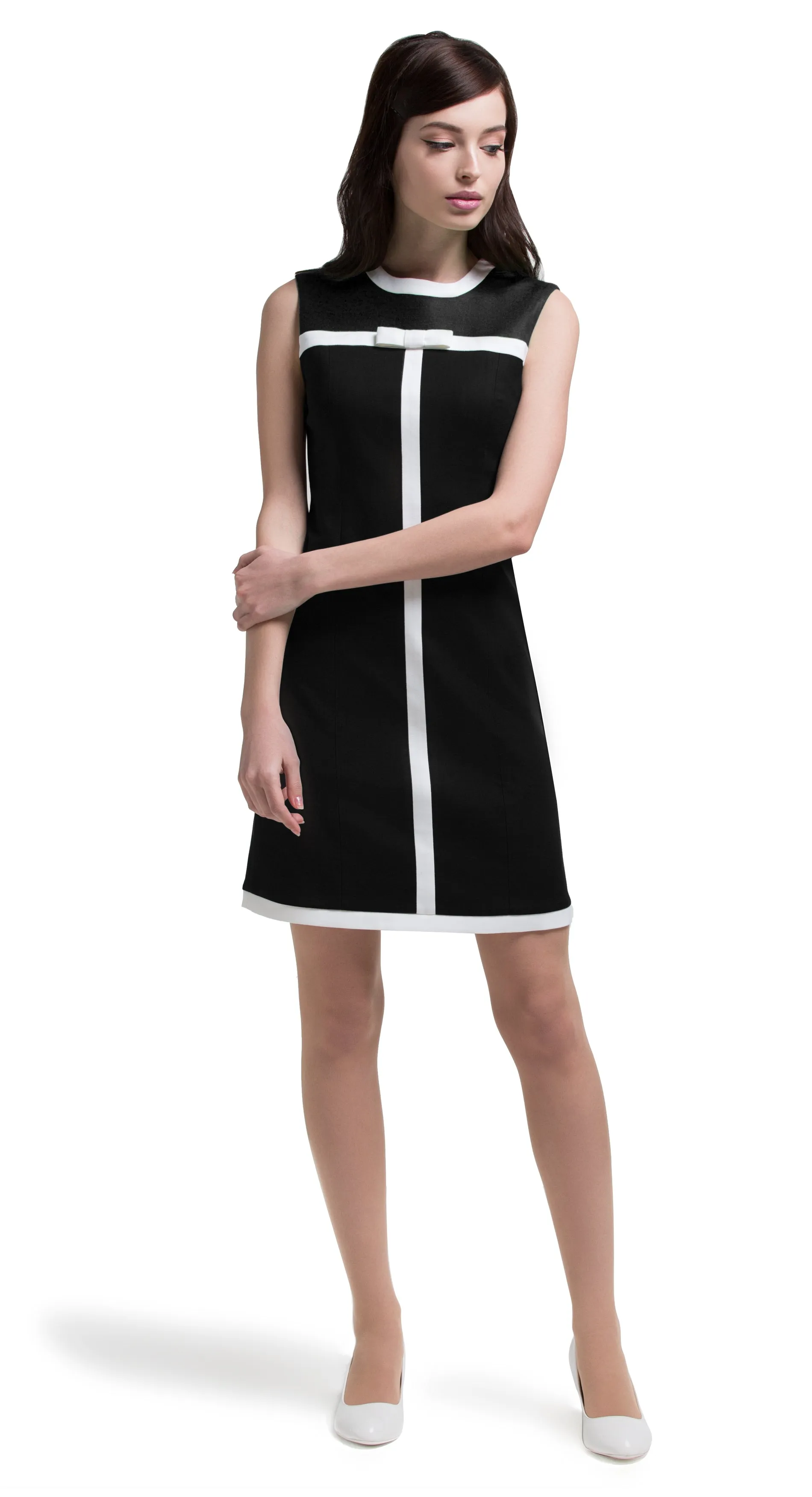 MARMALADE Mod 60s Style Dress with Red Panel: ALL SIZES