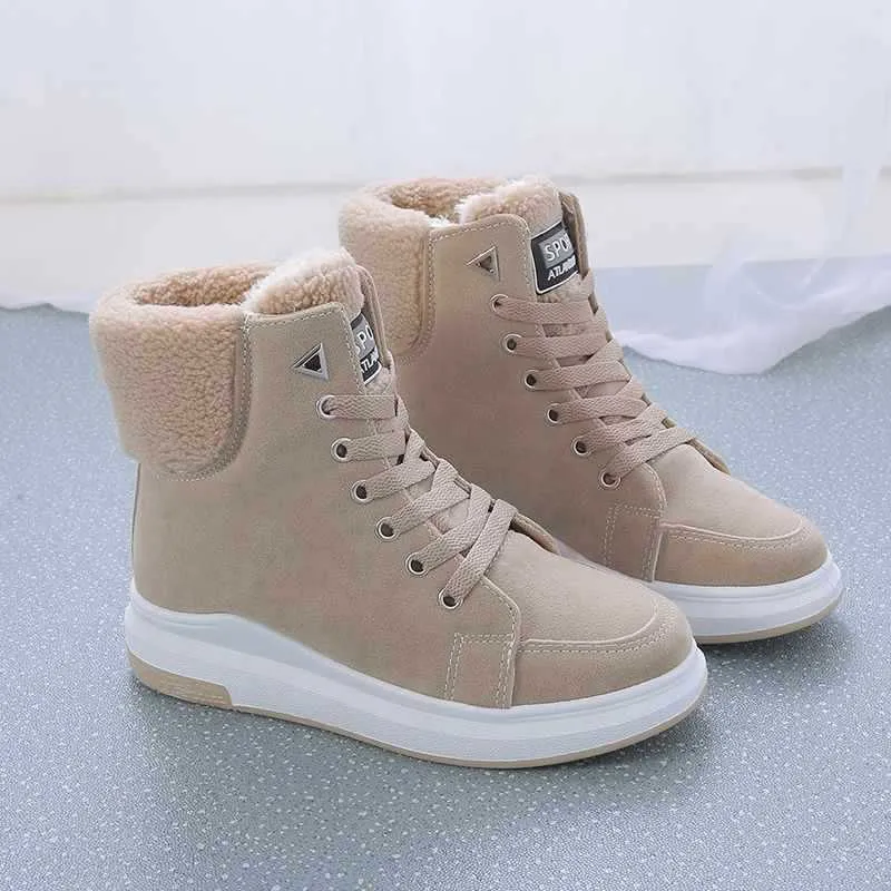 Martin Boots For Women Fleece-lined Warm All-matching