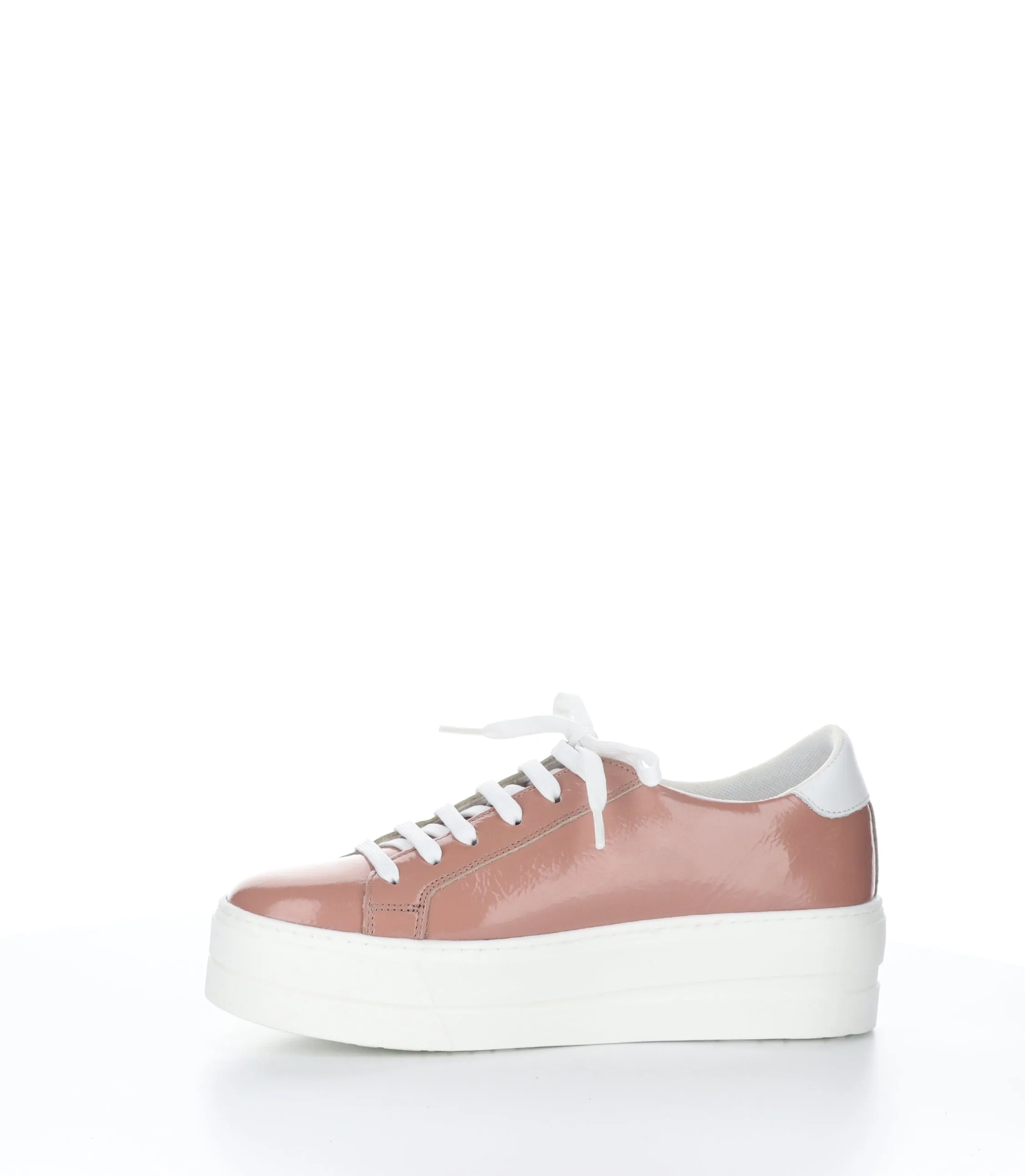 MAYA PINK/WHITE Round Toe Trainers