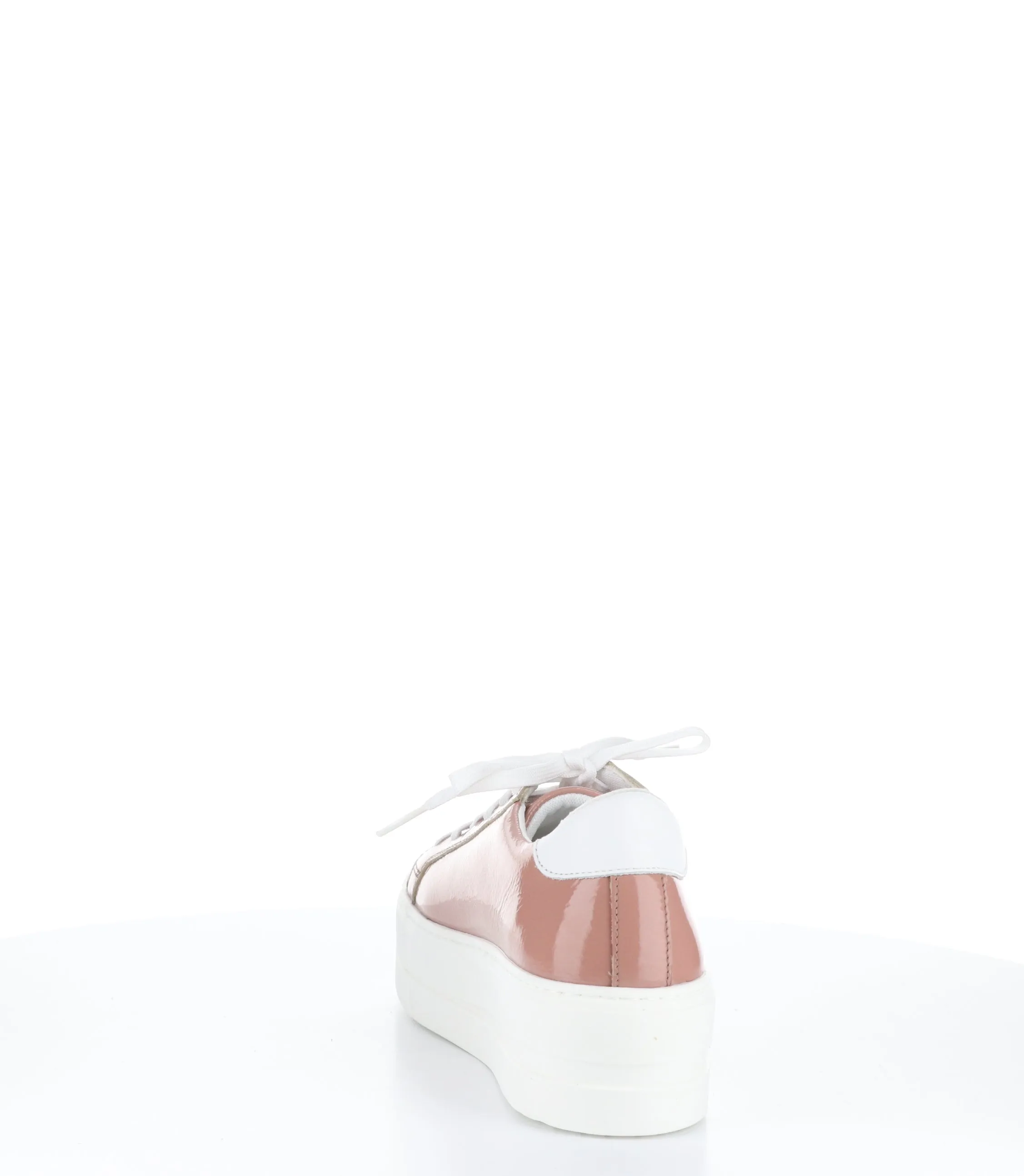MAYA PINK/WHITE Round Toe Trainers