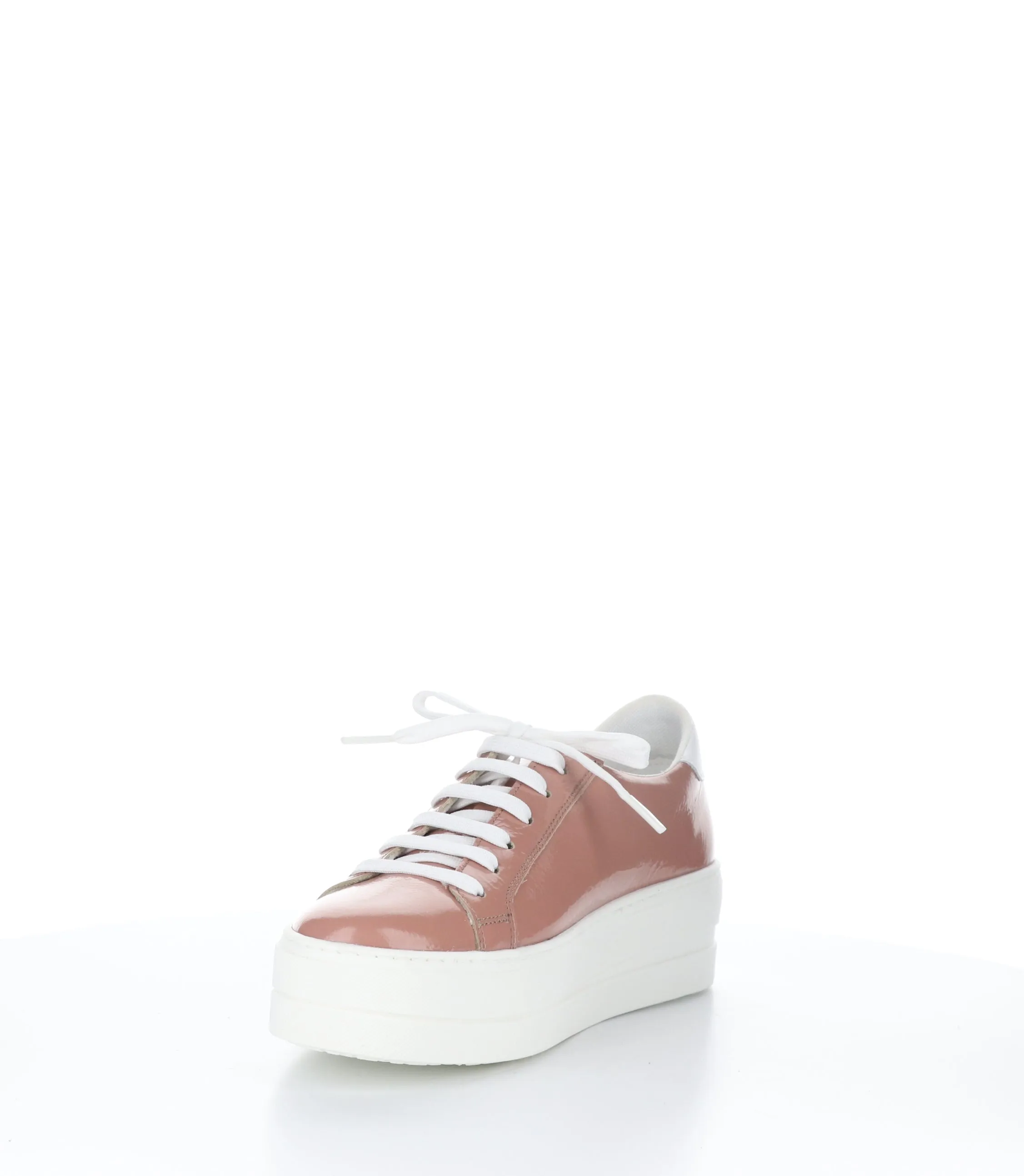 MAYA PINK/WHITE Round Toe Trainers