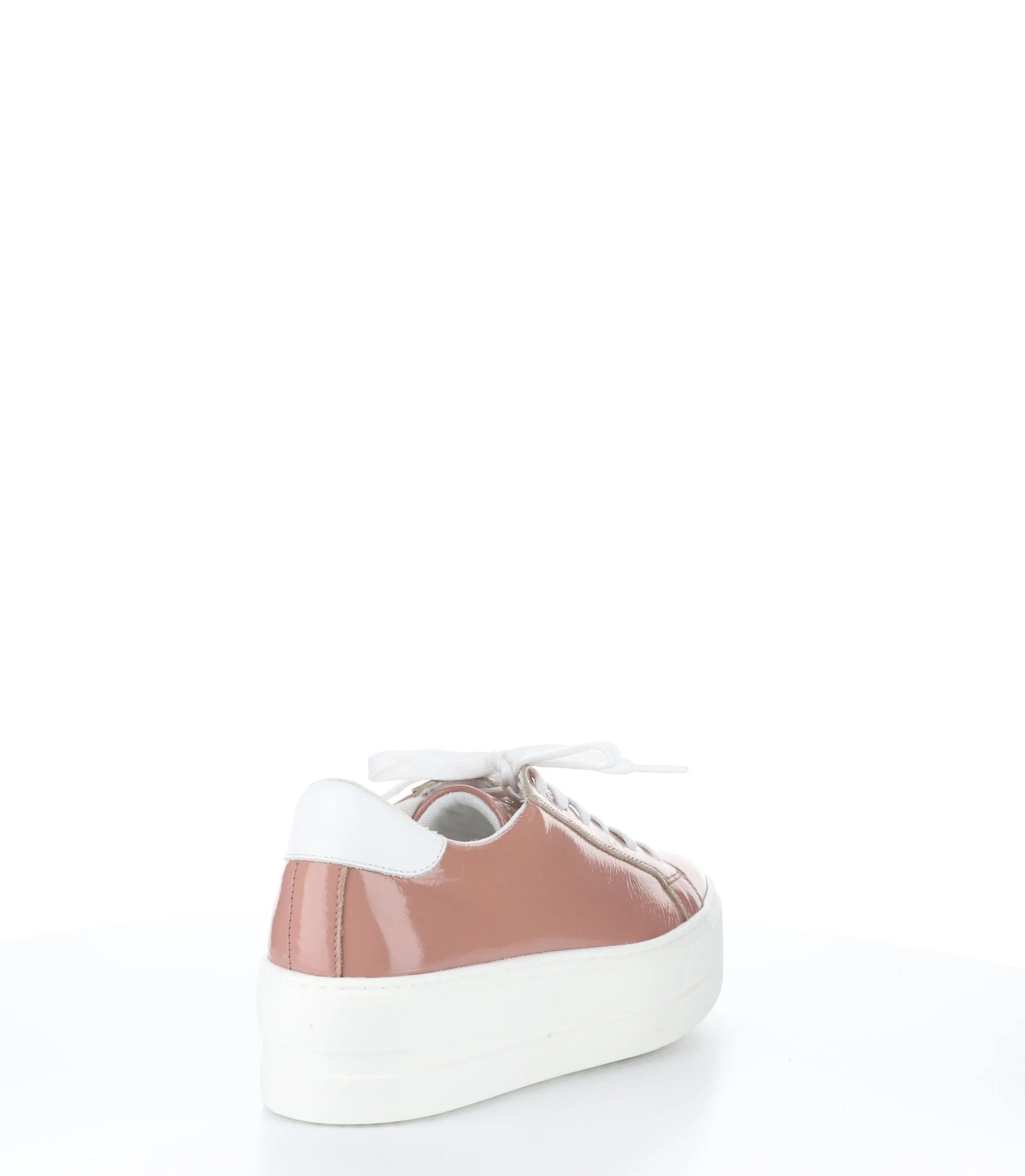 MAYA PINK/WHITE Round Toe Trainers
