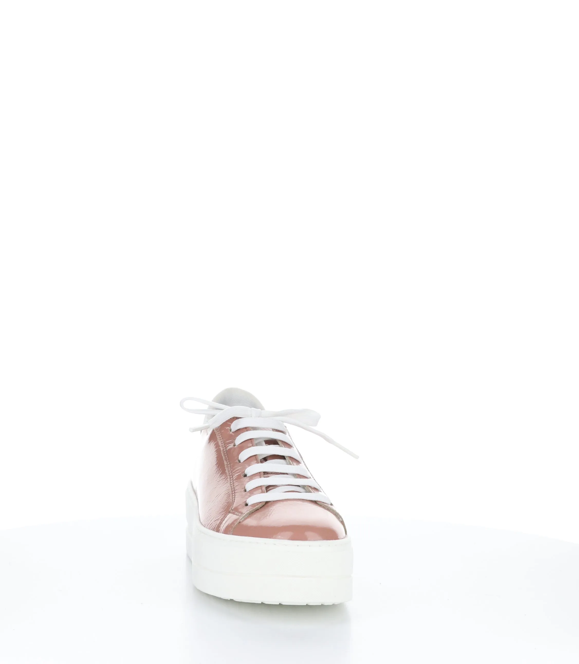 MAYA PINK/WHITE Round Toe Trainers