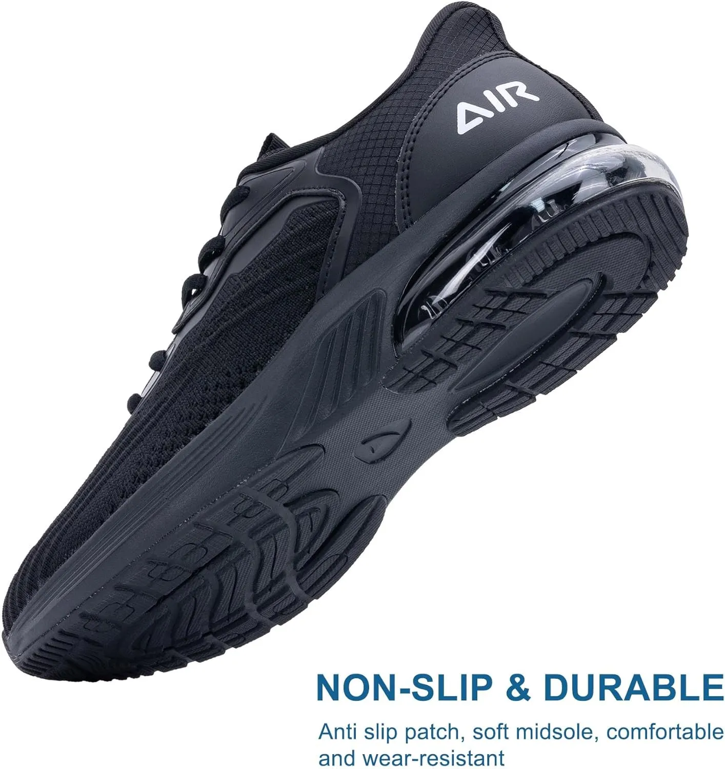 Mens Air Running Shoes Non-slip Tennis Shoes Lightweight Breathable Workout Athletic Sneakers for Jogging Gym
