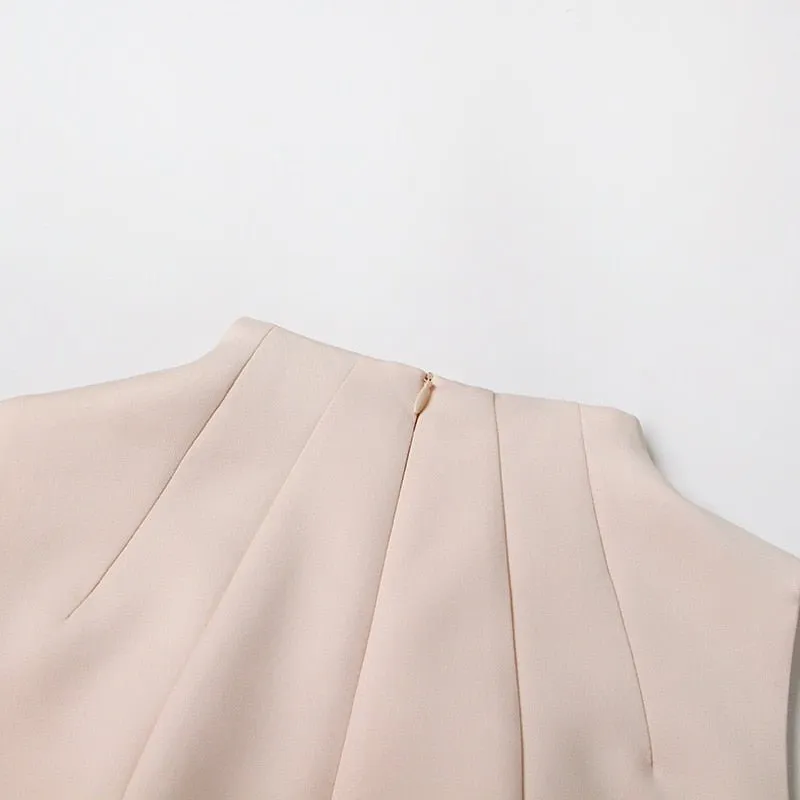 Pre Order:  Sleeveless Collar Dress
