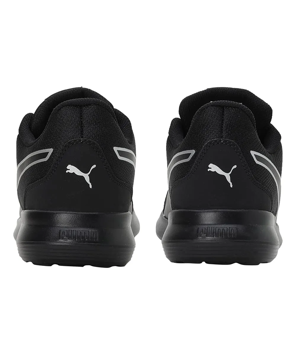 Puma mens Dazzler Black-Silver Running Shoe - 6 UK (39178201)