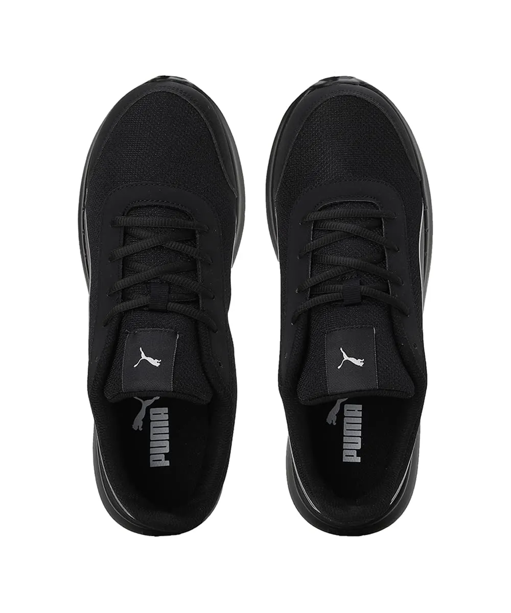 Puma mens Dazzler Black-Silver Running Shoe - 6 UK (39178201)