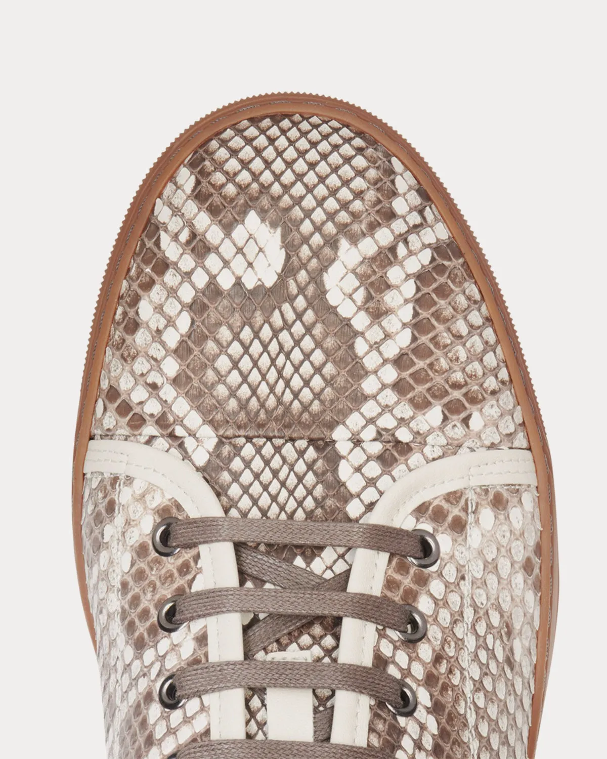 PYTHON DBB1 Beige Low Top Sneakers