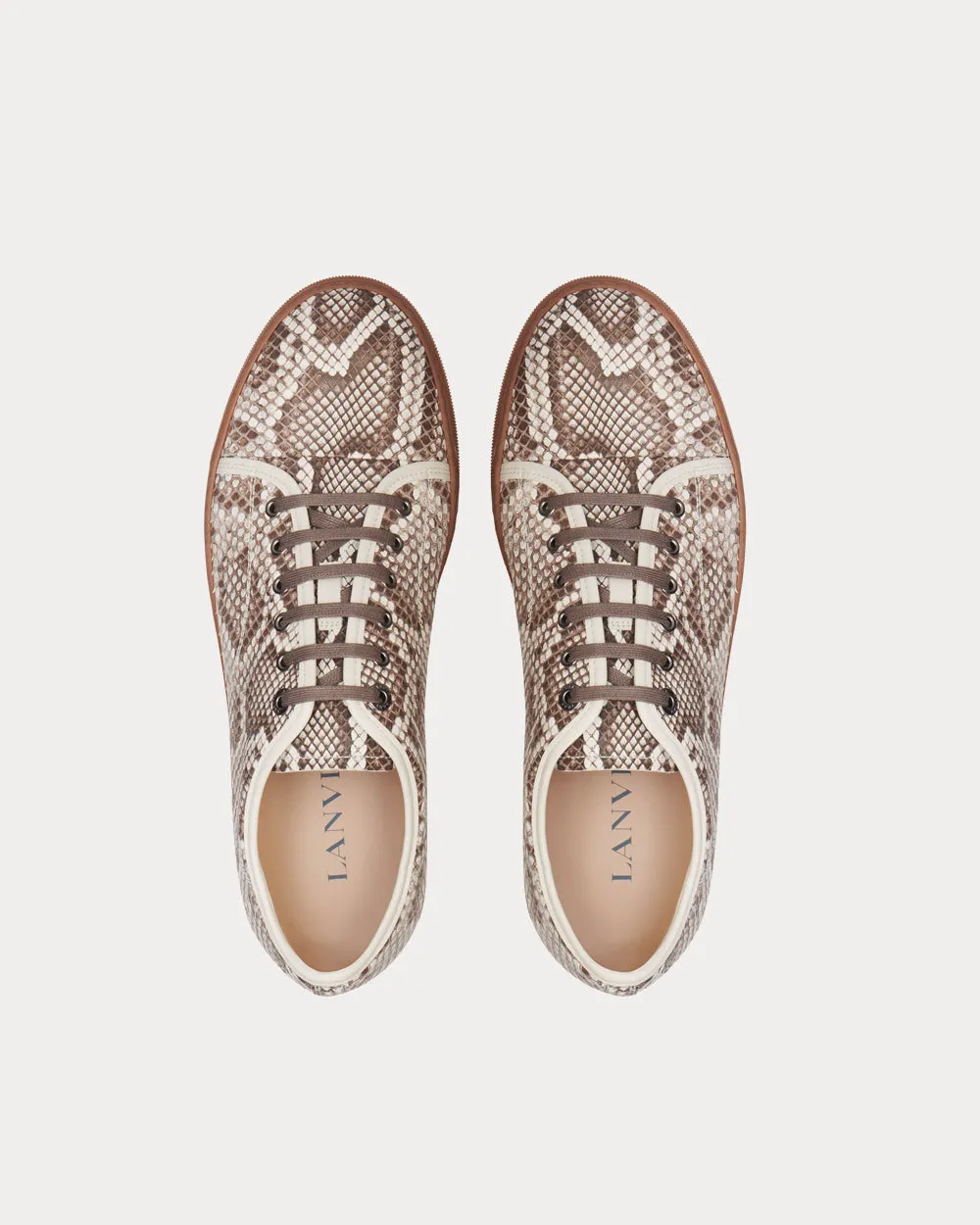 PYTHON DBB1 Beige Low Top Sneakers