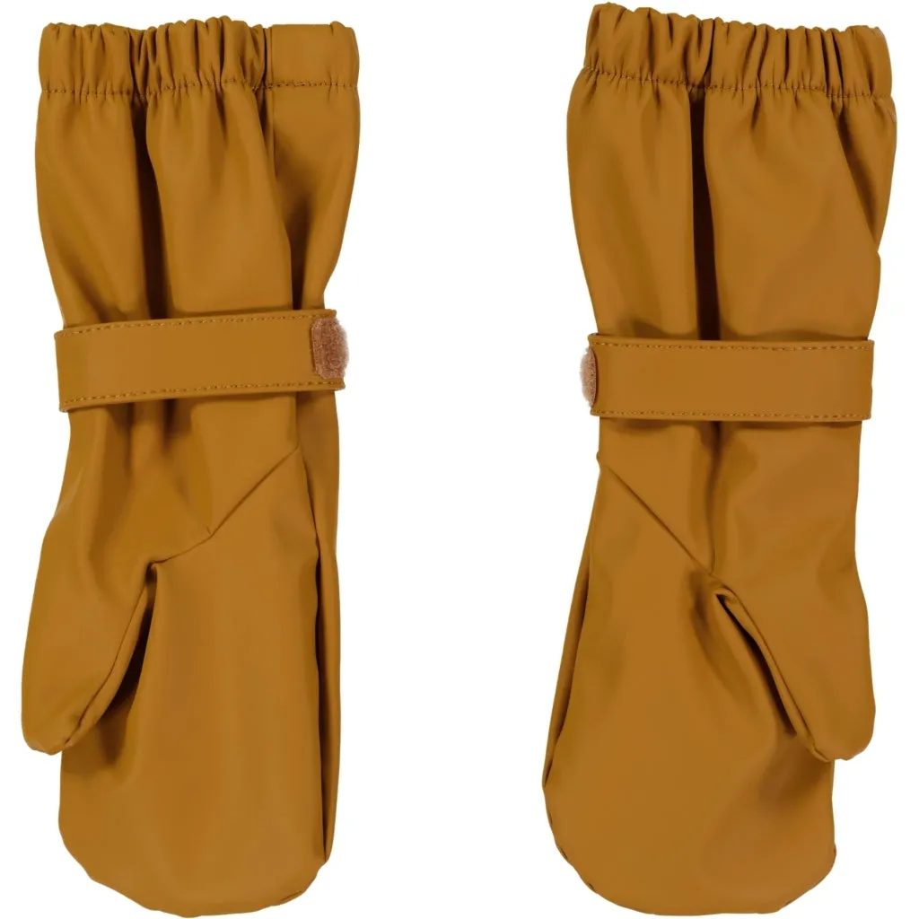 Rain Mittens Rily - golden camel