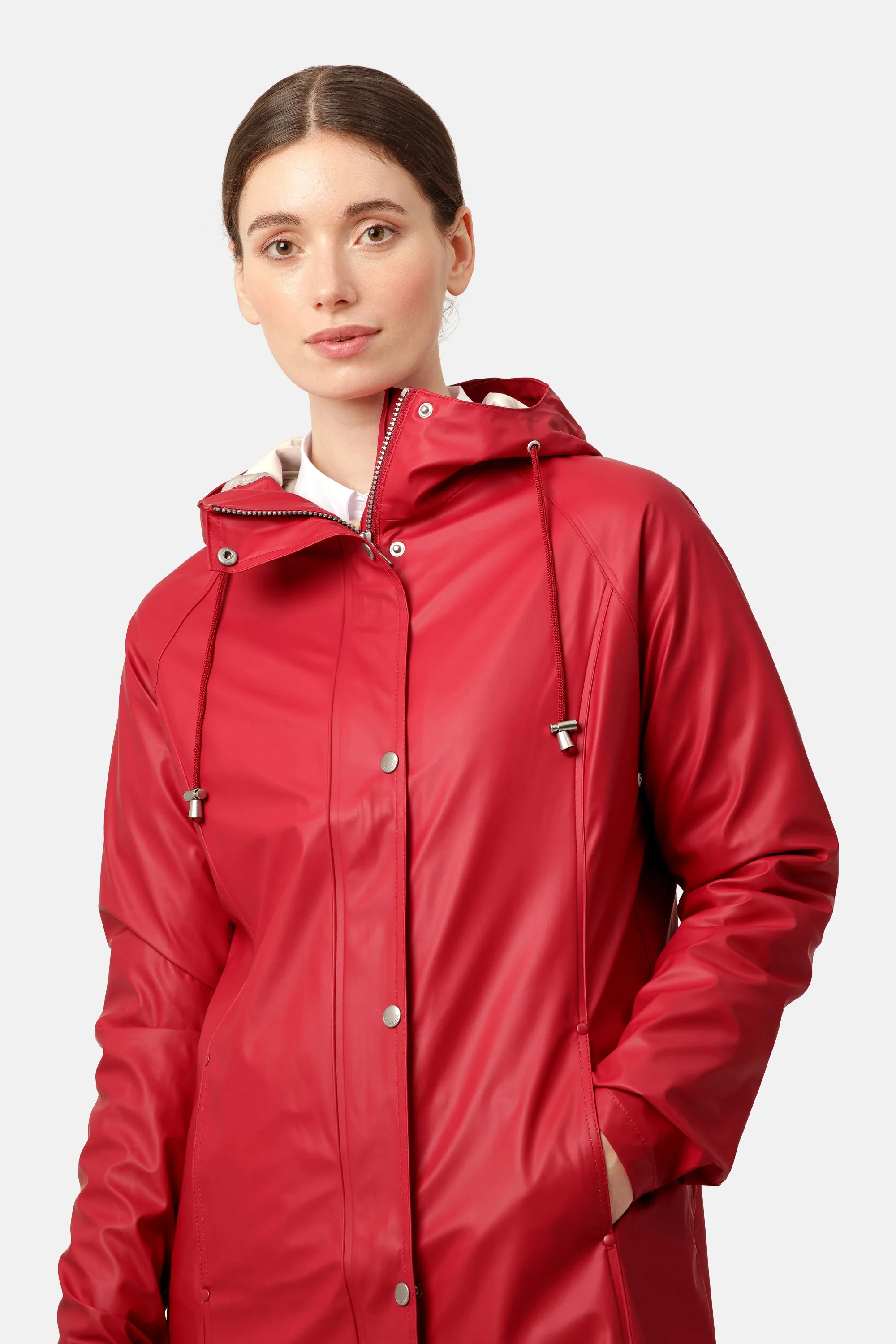 Raincoat - Deep Red