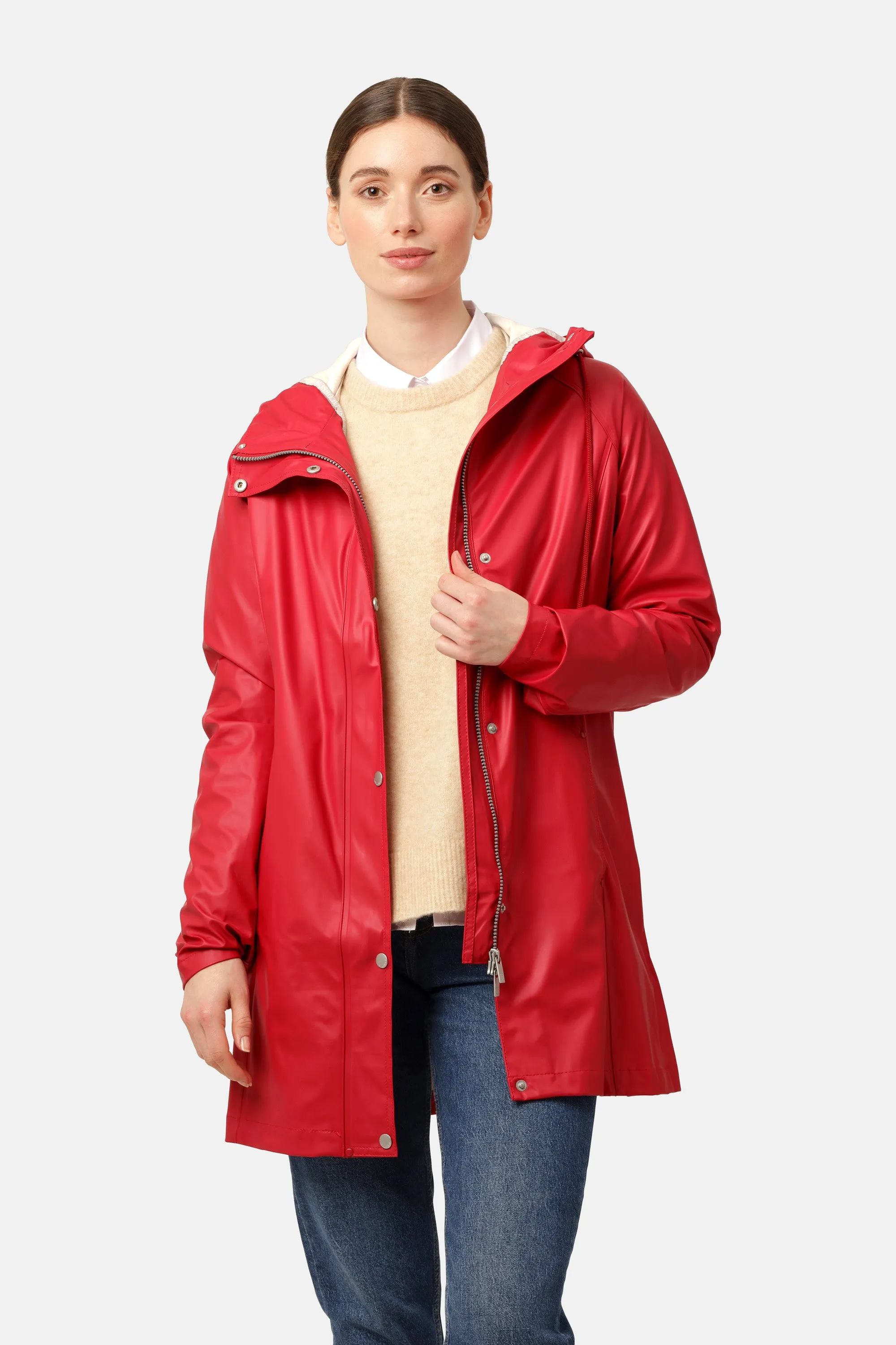 Raincoat - Deep Red