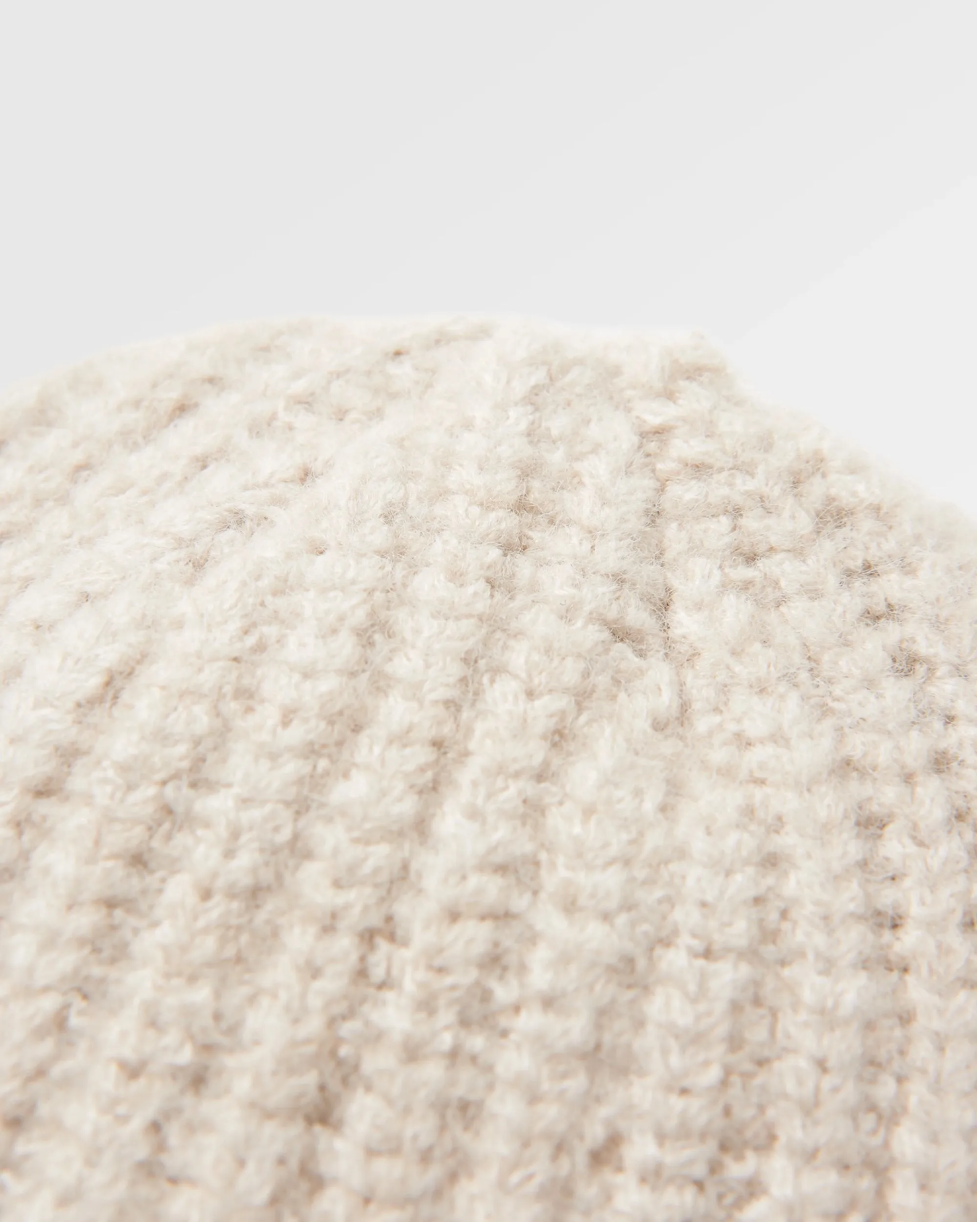 Redwood Fleece Lined Recycled Beanie - Vintage White