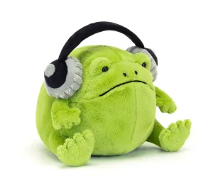 Ricky Rain Frog with Headphones