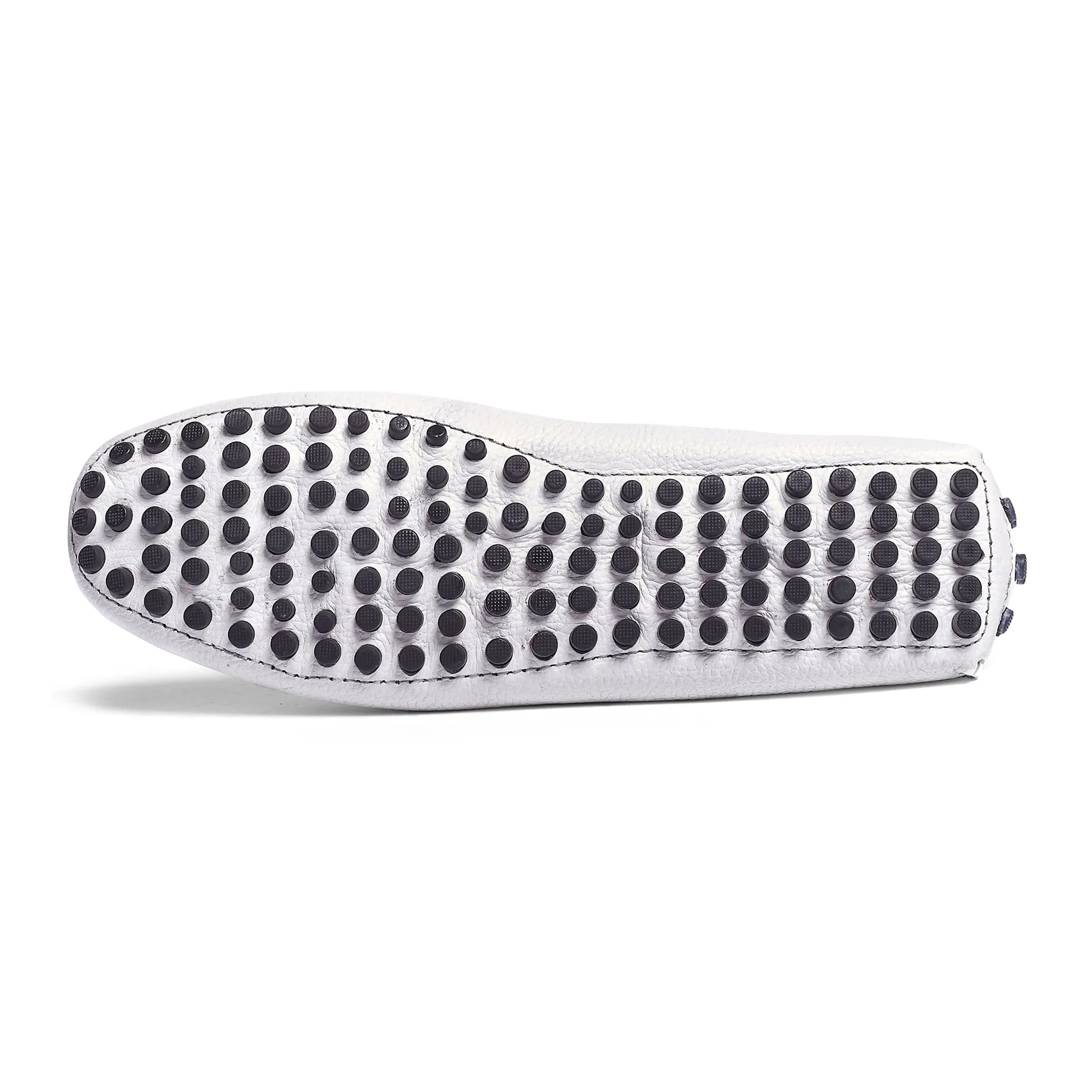 Ritchie Driver, Leather // White