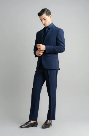 SHARP PLUS (2 PC) TROUSER - NAVYBLUE