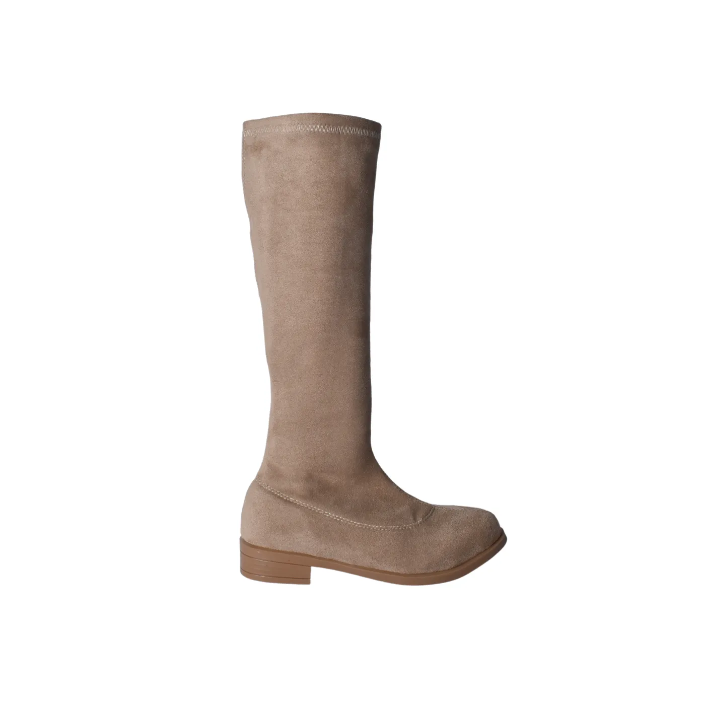 Simple Flat Suede Boots