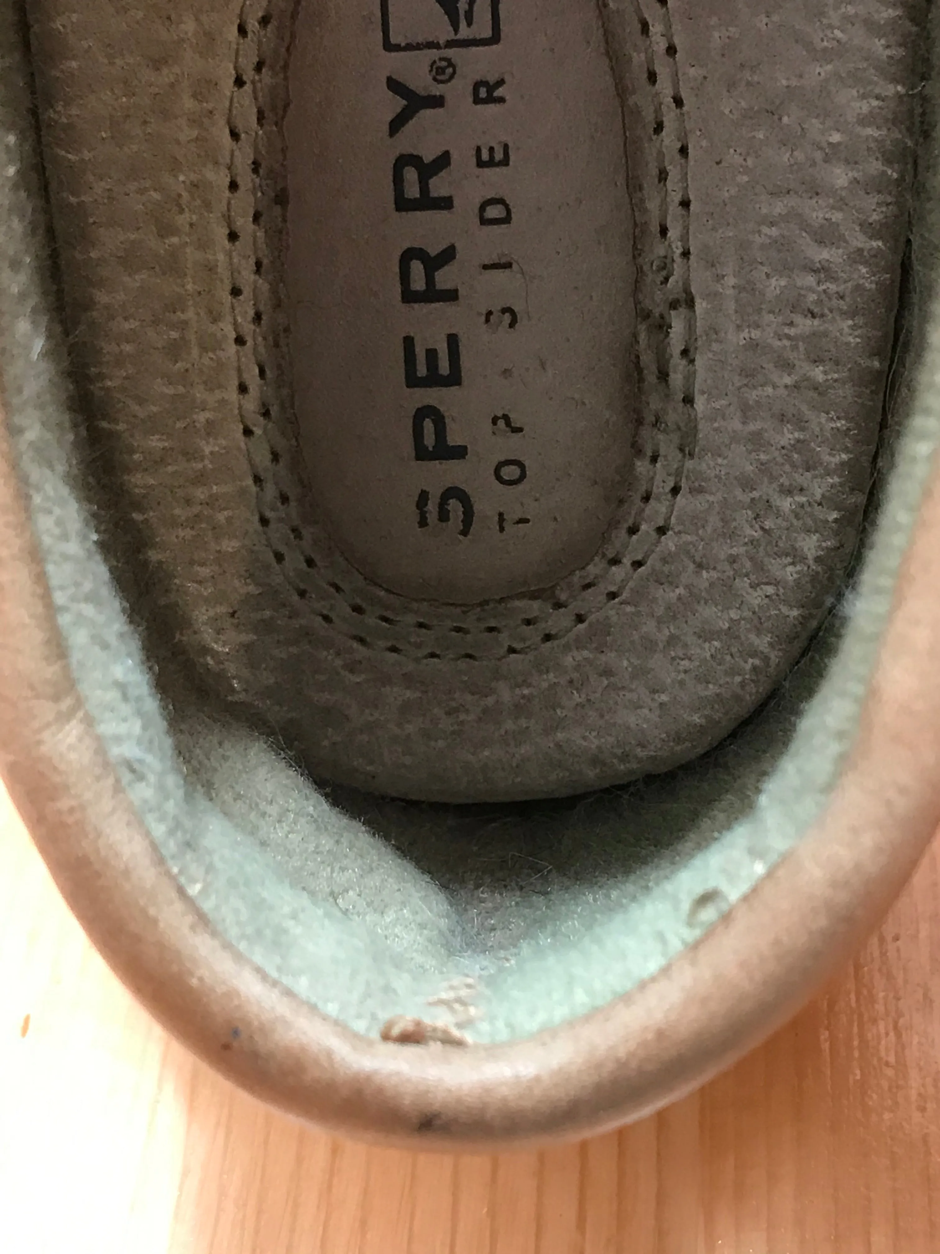 SPERRY BLUEFISH Women's Size 8.5 Leather Boat Shoe Flats Loafers Tan